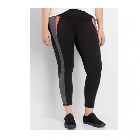 💥🆕NWOT Maurices Color Block Leggings S🆕 - Picture 1 of 6
